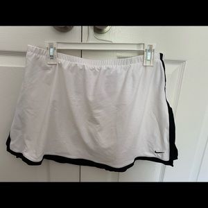 White Nike Tennis Skirt XL